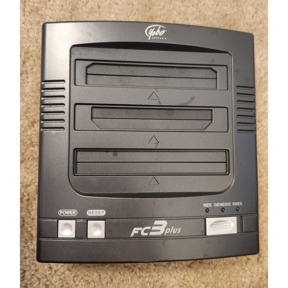 YOBO FC3 PLUS VIDEO GAME CONSOLE PLAYS NES,SNES,GENESIS UNTESTED